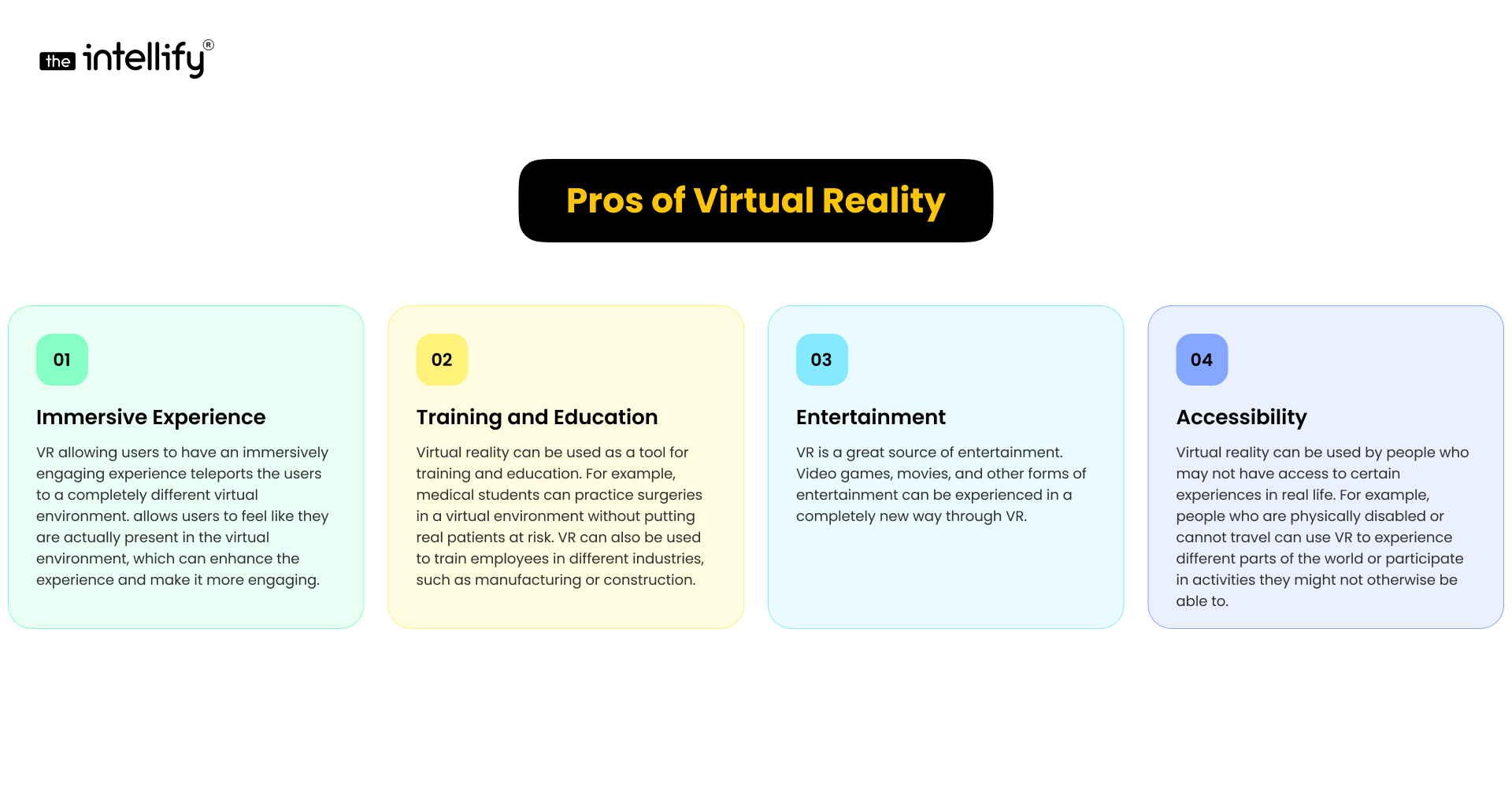 Pros of virtual reality