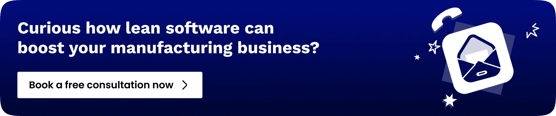 Lean manufacturing software development