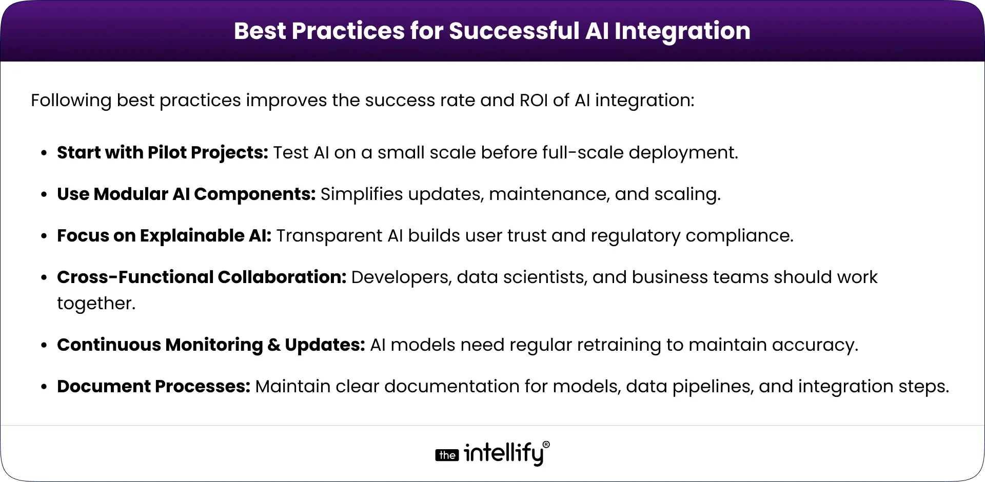Best Practices for AI Integration